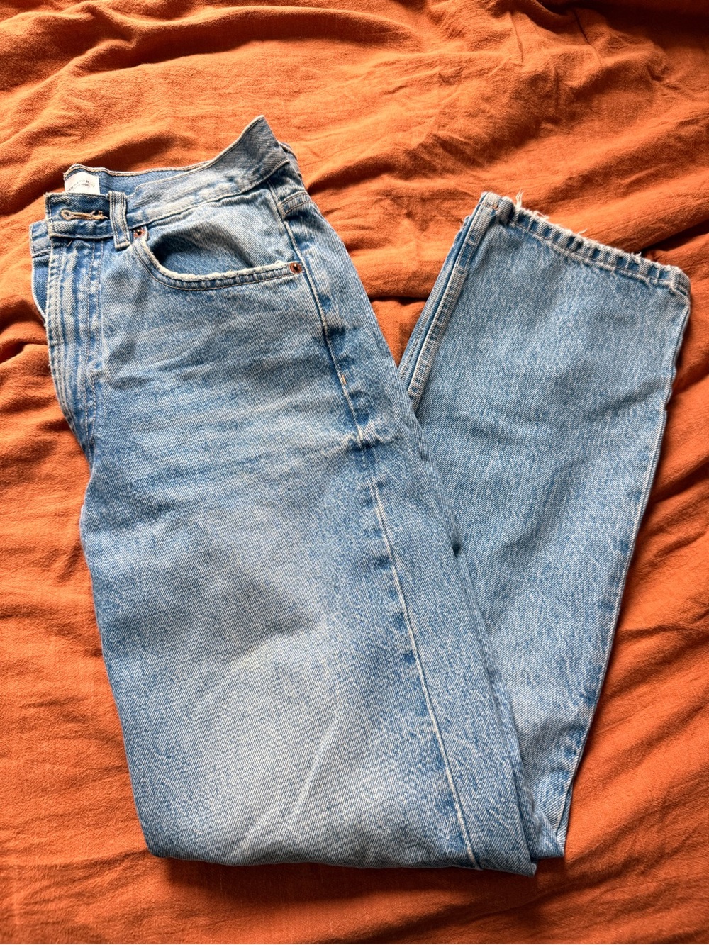 Zara straight leg vintage jeans